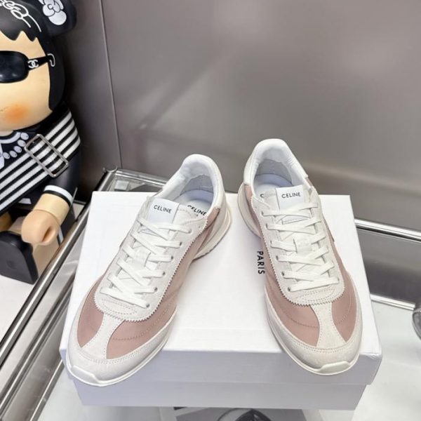 repliche,replica,perfette,siti di,affidabili,migliori siti,dove comprare,1:1,scarpe da ginnastica Sneakers basse da donna Celine Racer color vaniglia (3C6RQ)