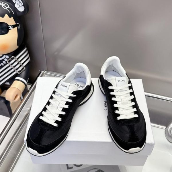 repliche,replica,perfette,siti di,affidabili,migliori siti,dove comprare,1:1,scarpe da ginnastica Sneakers basse da donna Celine Racer color vaniglia (T6949)