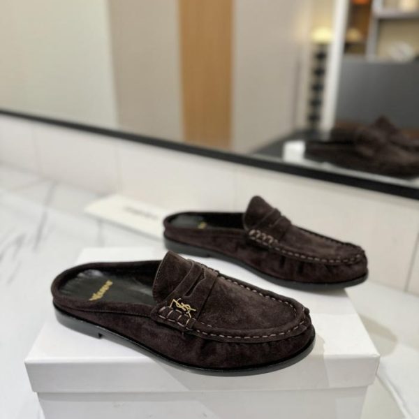 repliche,replica,perfette,siti di,affidabili,migliori siti,dove comprare,1:1,scarpe da ginnastica (Stile di coppia) SAINT LAURENT Nuova serie di mocassini plissettati (NHJTL)