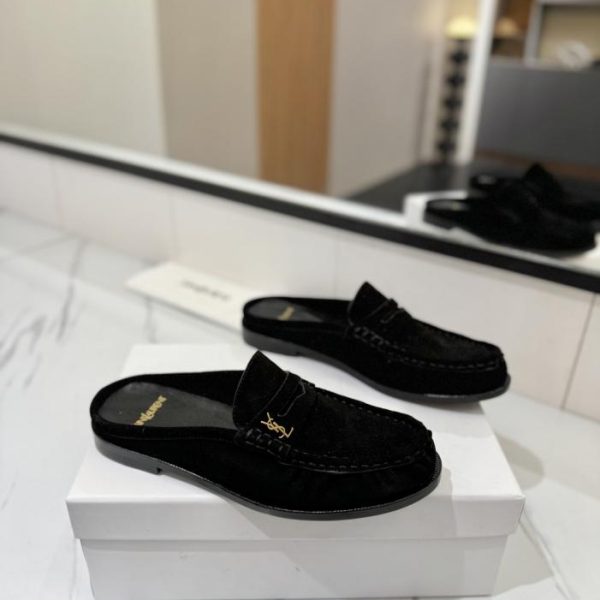 repliche,replica,perfette,siti di,affidabili,migliori siti,dove comprare,1:1,scarpe da ginnastica (Stile di coppia) SAINT LAURENT Nuovi mocassini plissettati (YOMQC)