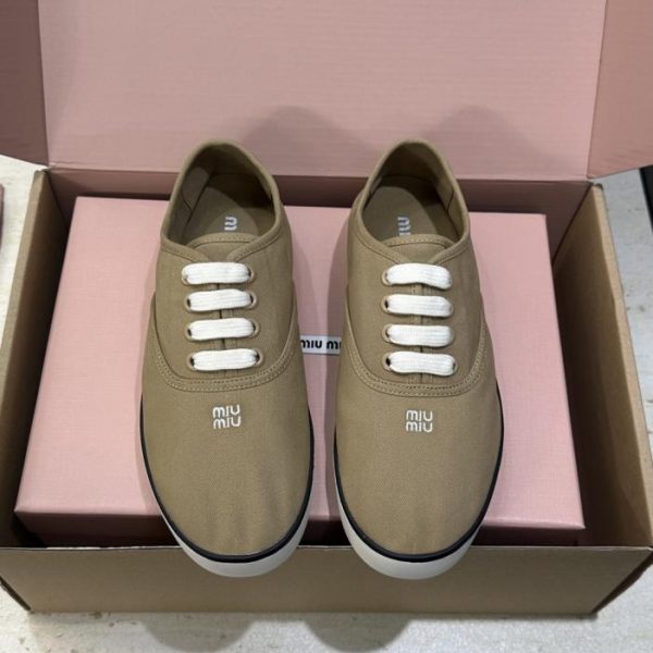 repliche,replica,perfette,siti di,affidabili,migliori siti,dove comprare,1:1,scarpe da ginnastica Scarpe da skate casual stringate Miumiu, novità primavera per donna (3WD1U)