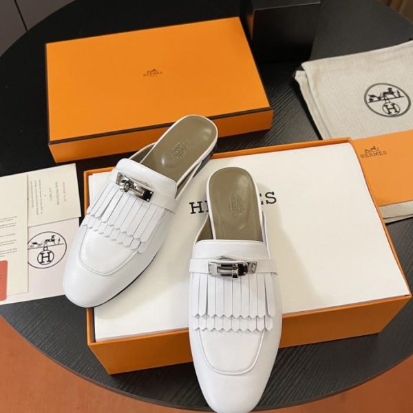 repliche,replica,perfette,siti di,affidabili,migliori siti,dove comprare,1:1,scarpe da ginnastica Mule Kelly classica di Hermes (673Z2)