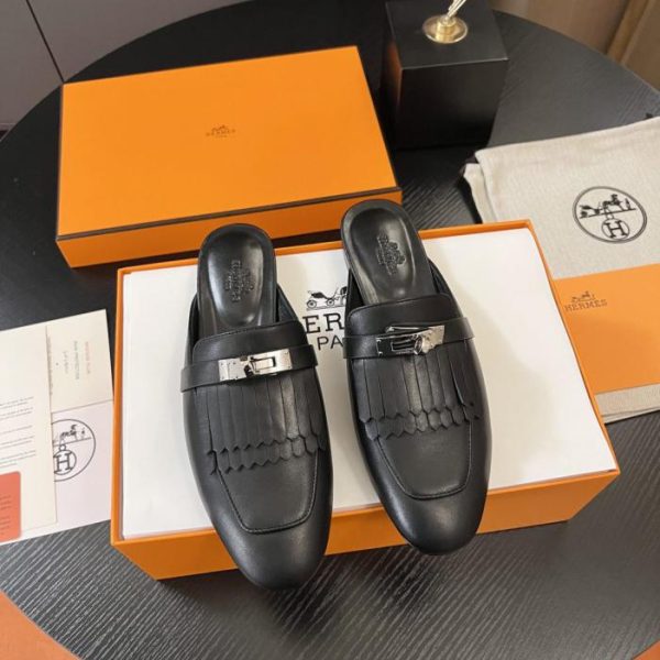 repliche,replica,perfette,siti di,affidabili,migliori siti,dove comprare,1:1,scarpe da ginnastica Mule Kelly classica di Hermes (IH59F)