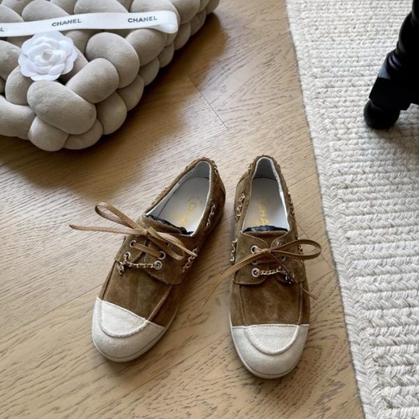 repliche,replica,perfette,siti di,affidabili,migliori siti,dove comprare,1:1,scarpe da ginnastica Le nuove scarpe casual con catena di Chanel, versione top di gamma (6VSFN)