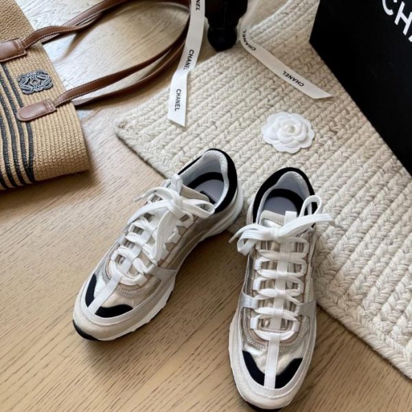 repliche,replica,perfette,siti di,affidabili,migliori siti,dove comprare,1:1,scarpe da ginnastica Sneakers casual con plateau Chanel Primavera/Estate, modello top di gamma (72D9W)
