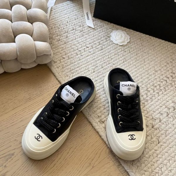 repliche,replica,perfette,siti di,affidabili,migliori siti,dove comprare,1:1,scarpe da ginnastica Sneakers con plateau Chanel, versione top di gamma (0IB1F)