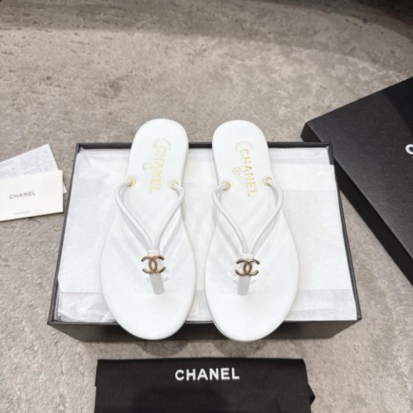 repliche,replica,perfette,siti di,affidabili,migliori siti,dove comprare,1:1,scarpe da ginnastica Infradito CHANEL con suola in cuoio, modello da passerella (TX54Z)