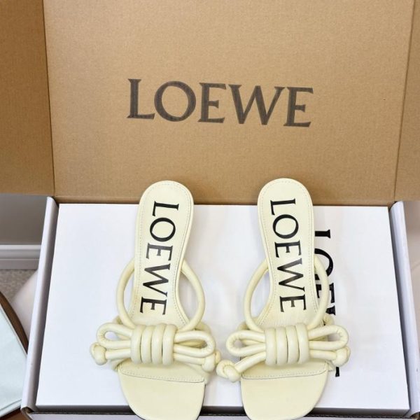 repliche,replica,perfette,siti di,affidabili,migliori siti,dove comprare,1:1,scarpe da ginnastica Mocassini LOEWE con fiocco decorativo (A9HK4)