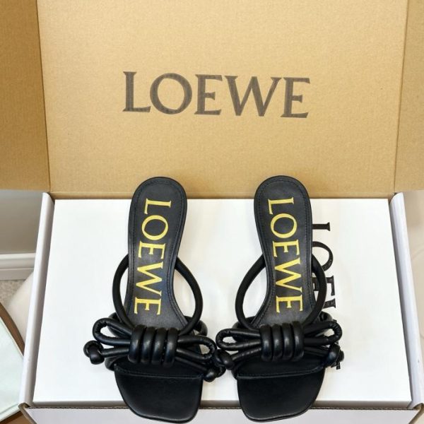 repliche,replica,perfette,siti di,affidabili,migliori siti,dove comprare,1:1,scarpe da ginnastica Mocassini LOEWE con fiocco decorativo (U2VM6)