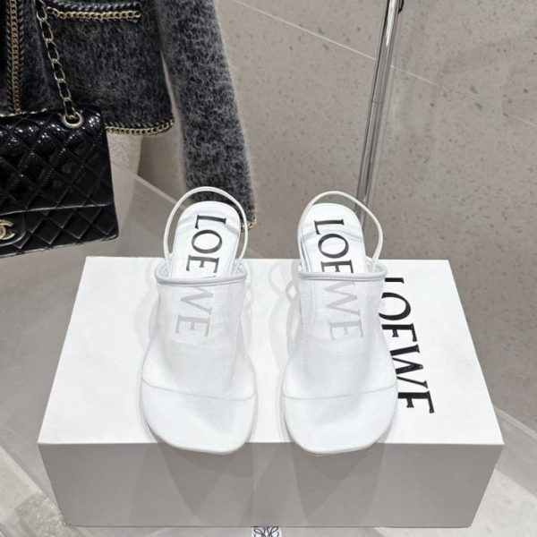 repliche,replica,perfette,siti di,affidabili,migliori siti,dove comprare,1:1,scarpe da ginnastica Sandali estivi con fiocco LOEWE, pantofole in rete di seta ghiaccio, scarpe veramente climatizzate (RNM7Z)