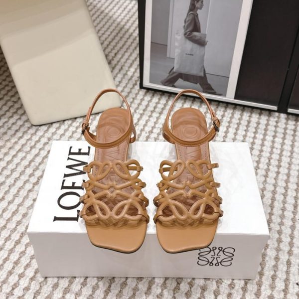 repliche,replica,perfette,siti di,affidabili,migliori siti,dove comprare,1:1,scarpe da ginnastica Sandali LOEWE con tacco a spillo e diamanti (37RYA)