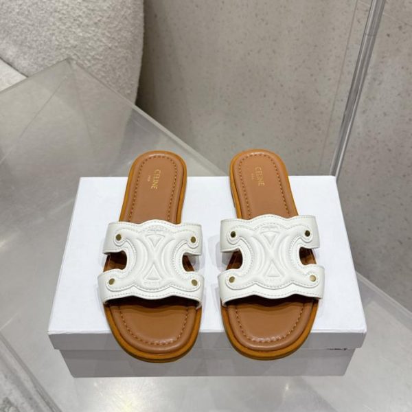 repliche,replica,perfette,siti di,affidabili,migliori siti,dove comprare,1:1,scarpe da ginnastica Celine, nuovi arrivi primavera/estate: pantofole basse stile britannico Arc de Triomphe con micro-etichetta (OFE6G)