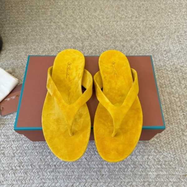 repliche,replica,perfette,siti di,affidabili,migliori siti,dove comprare,1:1,scarpe da ginnastica Infradito in stile britannico della collezione primavera/estate di Loro Pian (6D6B1)