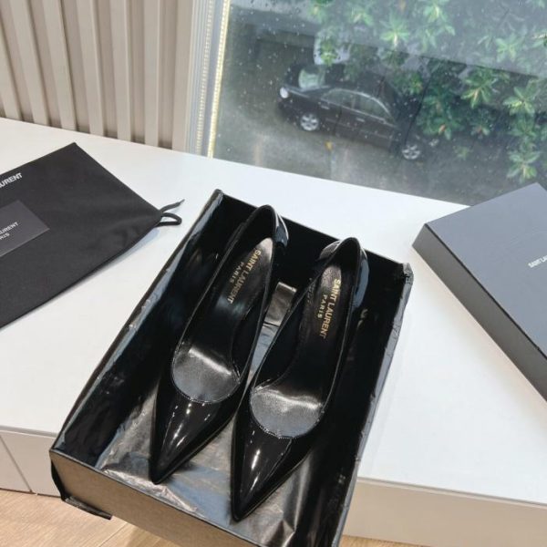repliche,replica,perfette,siti di,affidabili,migliori siti,dove comprare,1:1,scarpe da ginnastica Décolleté classiche con tacco alto e logo YSL di SAINT LAURENT (WLQI5)
