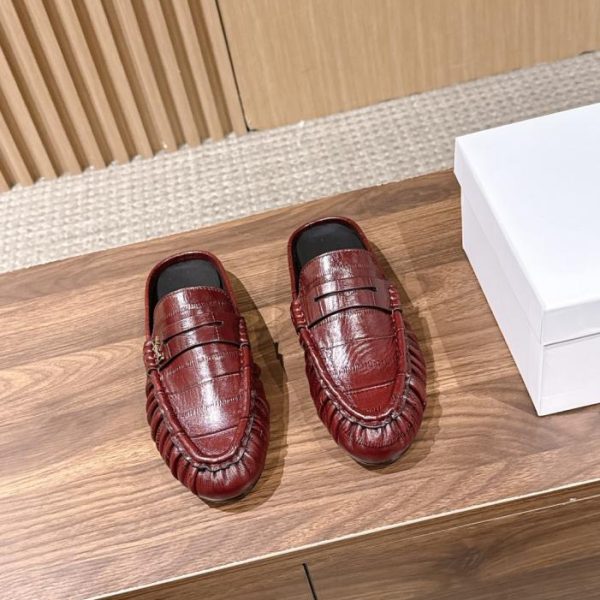 repliche,replica,perfette,siti di,affidabili,migliori siti,dove comprare,1:1,scarpe da ginnastica Saint Laurent LE LOAFER Nuovo arrivo: mocassini plissettati a punta tonda con piccolo logo YSL (IMJCQ)