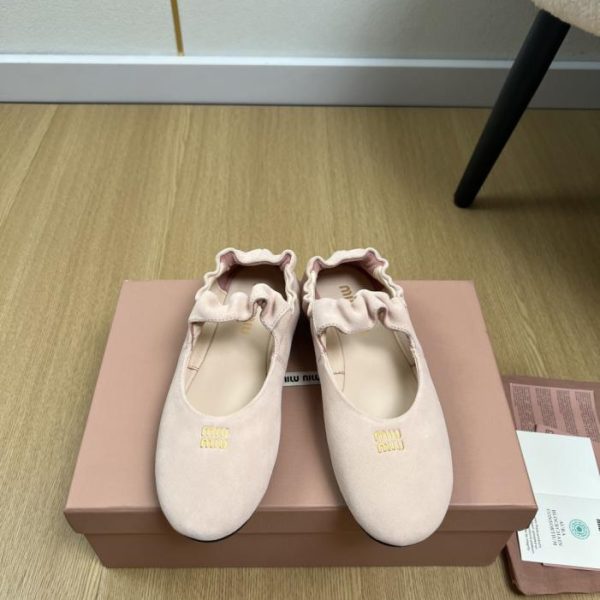 repliche,replica,perfette,siti di,affidabili,migliori siti,dove comprare,1:1,scarpe da ginnastica Nuovi arrivi Primavera/Estate MiuMiu: Ballerine elasticizzate (XH5LQ)