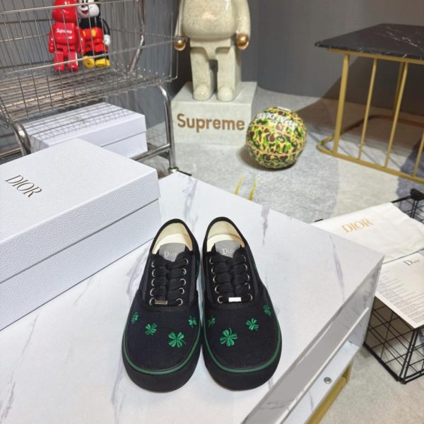 repliche,replica,perfette,siti di,affidabili,migliori siti,dove comprare,1:1,scarpe da ginnastica Scarpe da ginnastica casual Dior Saltwind Collection Retro Monogram Lace Canvas, modello per coppie (HH324)