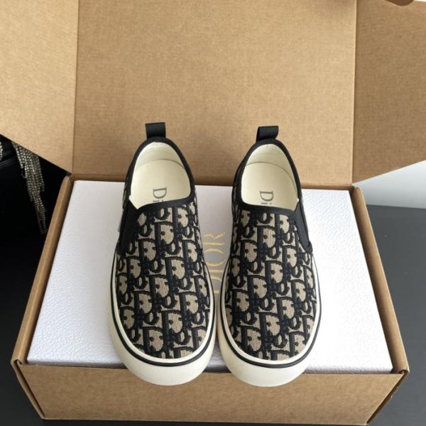 repliche,replica,perfette,siti di,affidabili,migliori siti,dove comprare,1:1,scarpe da ginnastica Dior 2020 Novità Primavera Inizio 2020 Scarpe basse in tela ricamate Saltwind Scarpe casual (8DRV4)