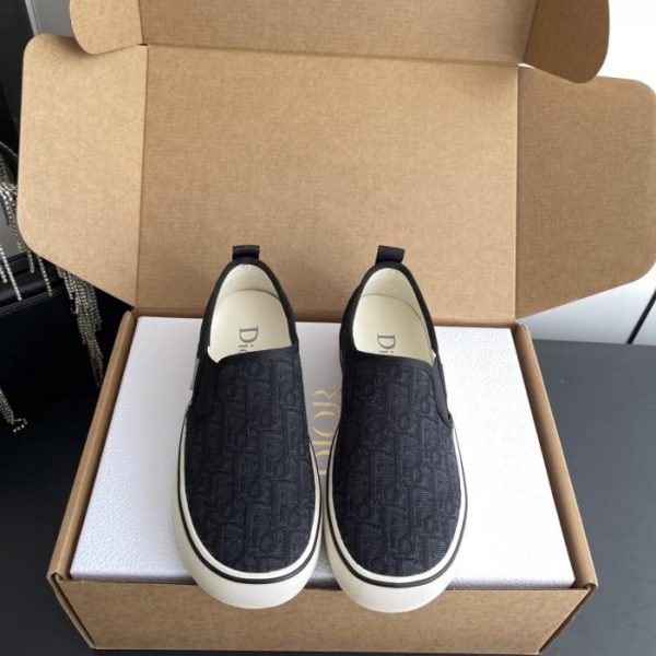 repliche,replica,perfette,siti di,affidabili,migliori siti,dove comprare,1:1,scarpe da ginnastica Dior 2020 Novità Primavera Inizio 2020 Scarpe basse in tela ricamate Saltwind Scarpe casual (RXKOS)