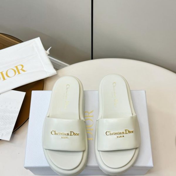 Sandali con plateau Dior, sandali con plateau neri Dior (ROW2F)