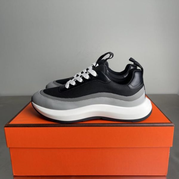repliche,replica,perfette,siti di,affidabili,migliori siti,dove comprare,1:1,scarpe da ginnastica Scarpe casual basse stringate Hermes Gramme in pelle di vitello, punta arrotondata, modello da coppia (73LAE)