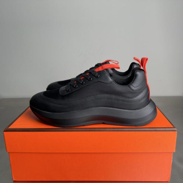 repliche,replica,perfette,siti di,affidabili,migliori siti,dove comprare,1:1,scarpe da ginnastica Scarpe casual basse stringate Hermes Gramme in pelle di vitello con punta arrotondata, modello da coppia (8MTWY)