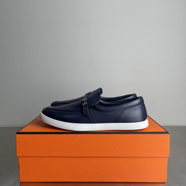repliche,replica,perfette,siti di,affidabili,migliori siti,dove comprare,1:1,scarpe da ginnastica Mocassini Hermes in pelle scamosciata con fibbie in metallo placcato palladio, scarpe casual, modello per coppie (IRA43)