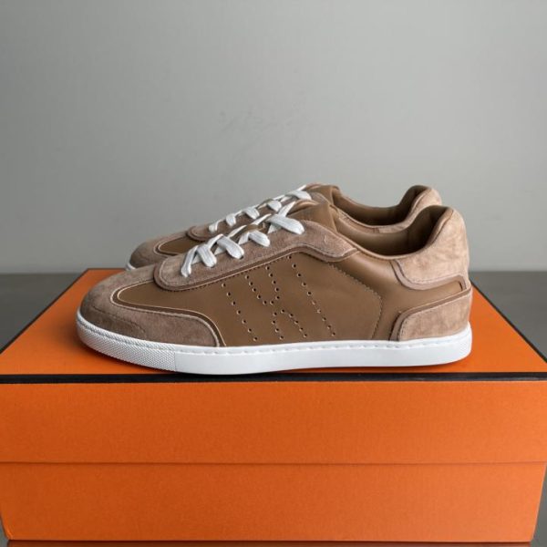 repliche,replica,perfette,siti di,affidabili,migliori siti,dove comprare,1:1,scarpe da ginnastica Collezione di sneakers Hermes Primavera/Estate New Match, modello stringato casual sportivo, scarpe da allenamento tedesche, sneakers basse bianche, modello di coppia (7NML2)