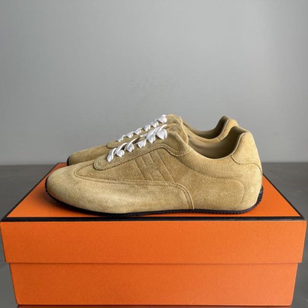 repliche,replica,perfette,siti di,affidabili,migliori siti,dove comprare,1:1,scarpe da ginnastica Sneakers casual Hermes serie Master, sneakers bianche, scarpe da allenamento tedesche, sneakers in morbida pelle di vitello (CW4IZ)