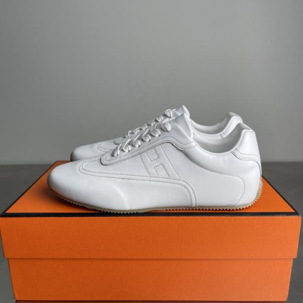 repliche,replica,perfette,siti di,affidabili,migliori siti,dove comprare,1:1,scarpe da ginnastica Sneakers casual Hermes serie Master, sneakers bianche, scarpe da allenamento tedesche, sneakers in morbida pelle di vitello (ENWCQ)