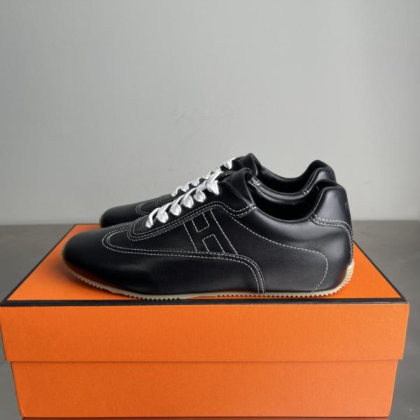 repliche,replica,perfette,siti di,affidabili,migliori siti,dove comprare,1:1,scarpe da ginnastica Sneakers casual Hermes Master Series, bianche, scarpe da allenamento tedesche, in morbida pelle di vitello (U93XZ)