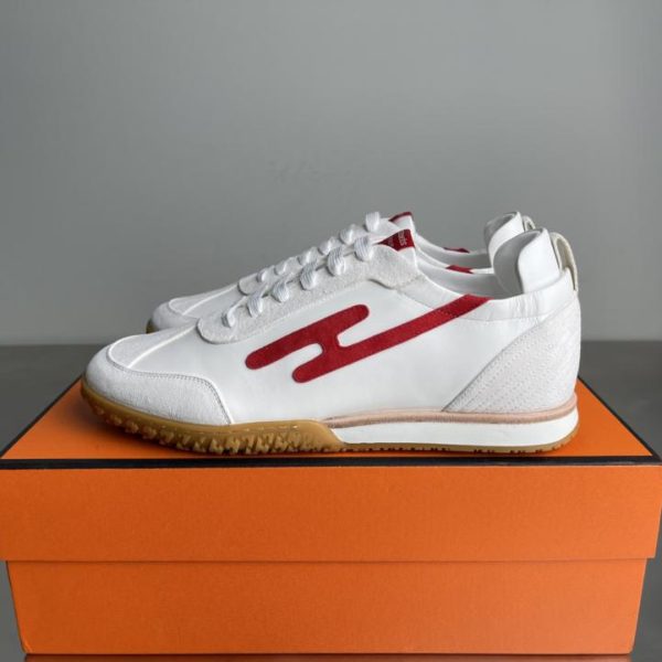 repliche,replica,perfette,siti di,affidabili,migliori siti,dove comprare,1:1,scarpe da ginnastica Sneakers Hermes Jet in pelle scamosciata, scarpe da allenamento Archander, modello per coppie (158S9)