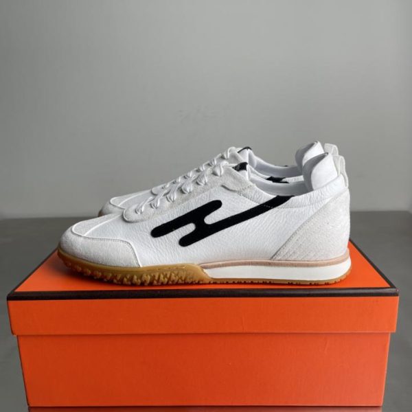 repliche,replica,perfette,siti di,affidabili,migliori siti,dove comprare,1:1,scarpe da ginnastica Sneakers in camoscio Hermes serie Jet, scarpe da allenamento Archander, modello di coppia (IAT13)