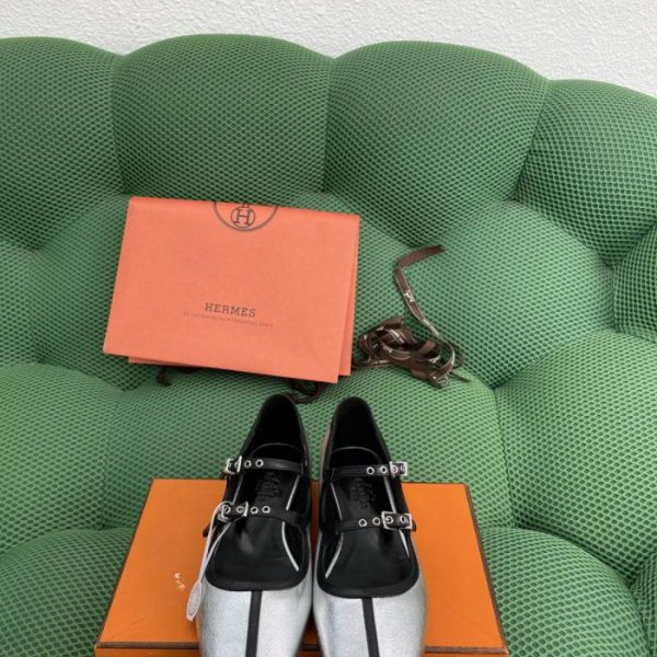 repliche,replica,perfette,siti di,affidabili,migliori siti,dove comprare,1:1,scarpe da ginnastica Ballerine Hermes Lilia Color Block, nuovi arrivi primavera (7Y6T4)