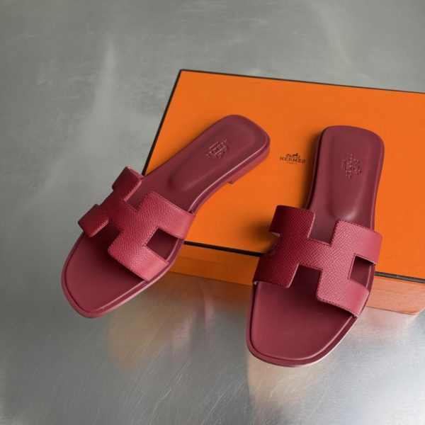 repliche,replica,perfette,siti di,affidabili,migliori siti,dove comprare,1:1,scarpe da ginnastica Sandali piatti classici Hermès serie Oasis H, modello rinnovato (EZFMQ)