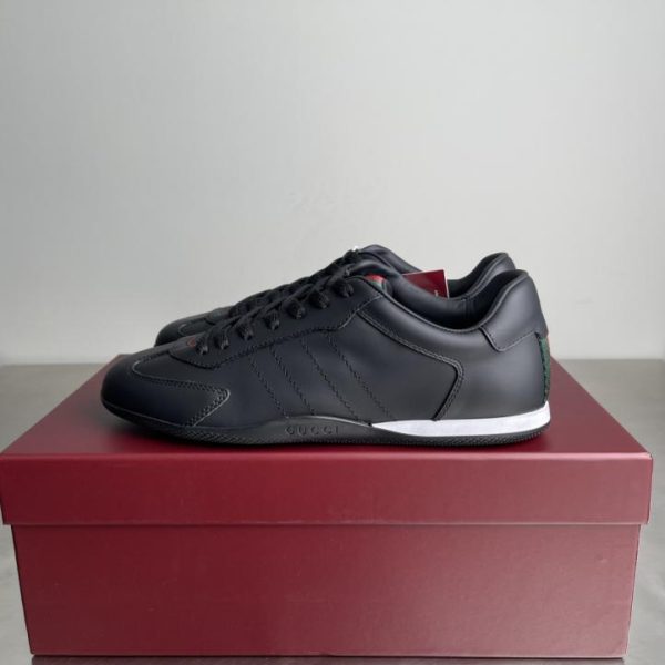 repliche,replica,perfette,siti di,affidabili,migliori siti,dove comprare,1:1,scarpe da ginnastica Sneakers Gucci Early Spring Runway Series in morbida pelle effetto invecchiato con suola sottile, modello da coppia (1EAZJ)