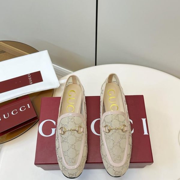 repliche,replica,perfette,siti di,affidabili,migliori siti,dove comprare,1:1,scarpe da ginnastica I nuovi mocassini in rete di Gucci con decorazioni in strass e fibbia a morsetto (KOWSY)