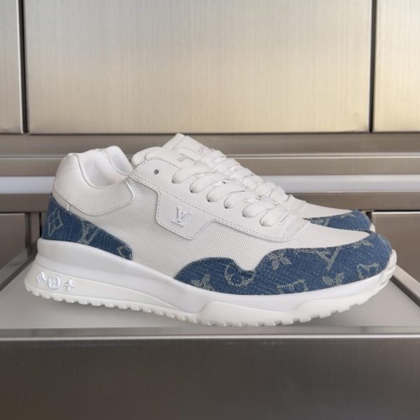 Sneakers casual da uomo Louis Vuitton Classic Run Away Series, modello chunky (HN8BN)