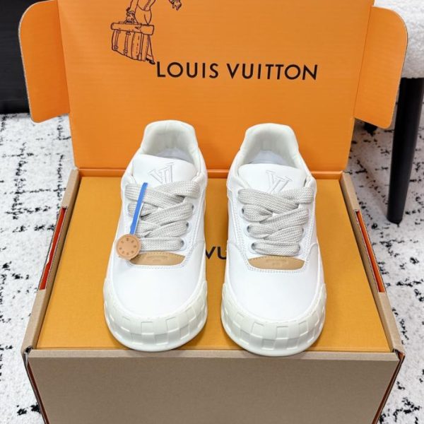 repliche,replica,perfette,siti di,affidabili,migliori siti,dove comprare,1:1,scarpe da ginnastica Scarpe casual Louis Vuitto New Platform Low-Top Round Toe Pancake Shoes/Sneakers (93ZW9)