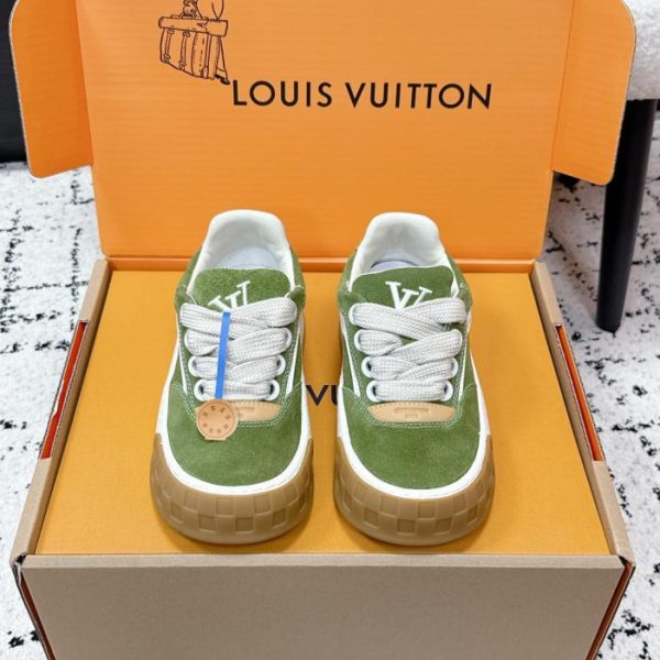 Scarpe casual Louis Vuitto New Platform Low-Top Round Toe Pancake Shoes (EDZYZ)