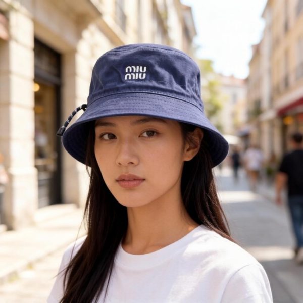 repliche,replica,perfette,siti di,affidabili,migliori siti,dove comprare,1:1,scarpe da ginnastica Cappello da pescatore MiuMiu, in tela, nuovo arrivo ufficiale, unisex (1A97GO)
