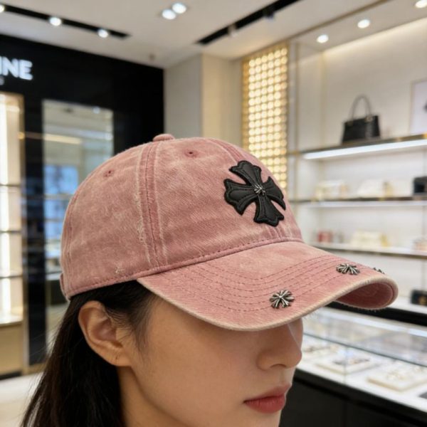 repliche,replica,perfette,siti di,affidabili,migliori siti,dove comprare,1:1,scarpe da ginnastica Cappellino da baseball Chrome Hearts con croce effetto invecchiato (Y8UK90)