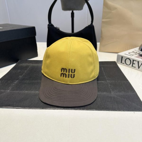 repliche,replica,perfette,siti di,affidabili,migliori siti,dove comprare,1:1,scarpe da ginnastica Nuovo cappellino da baseball ricamato di alta gamma MiuMiu (QZEL2F)