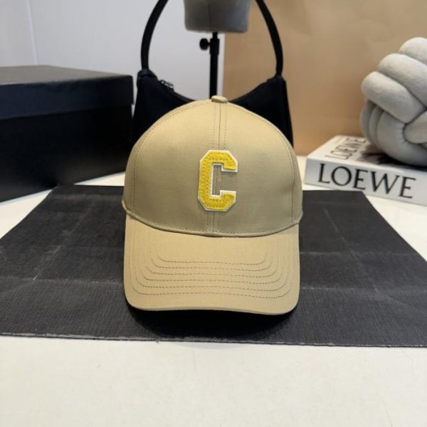 repliche,replica,perfette,siti di,affidabili,migliori siti,dove comprare,1:1,scarpe da ginnastica Ultimo modello di cappellino da baseball CELINE con logo C ricamato (A8XDK1)