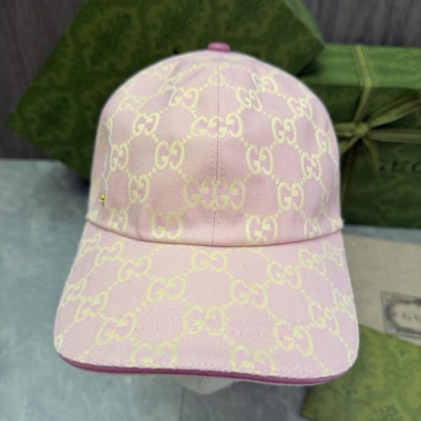 repliche,replica,perfette,siti di,affidabili,migliori siti,dove comprare,1:1,scarpe da ginnastica Cappellino da baseball GUCCI con classico motivo jacquard a doppia G (5X3C1L)