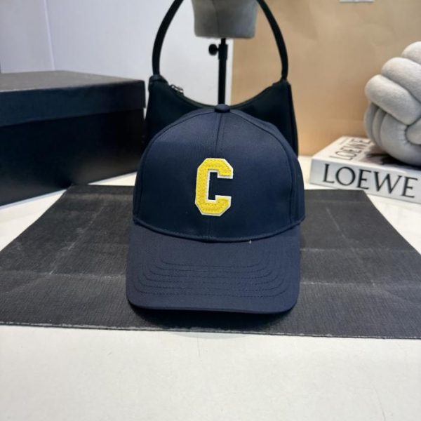 repliche,replica,perfette,siti di,affidabili,migliori siti,dove comprare,1:1,scarpe da ginnastica Ultimo modello di cappellino da baseball CELINE con logo C ricamato (HRWNZB)