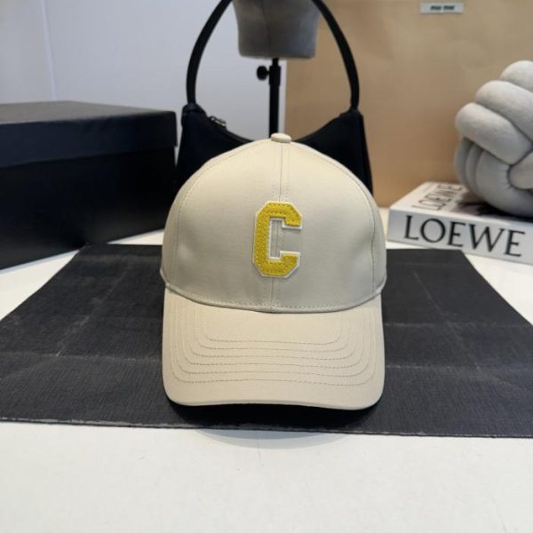 repliche,replica,perfette,siti di,affidabili,migliori siti,dove comprare,1:1,scarpe da ginnastica Ultimo modello di cappellino da baseball CELINE con logo C ricamato (AVE4QL)
