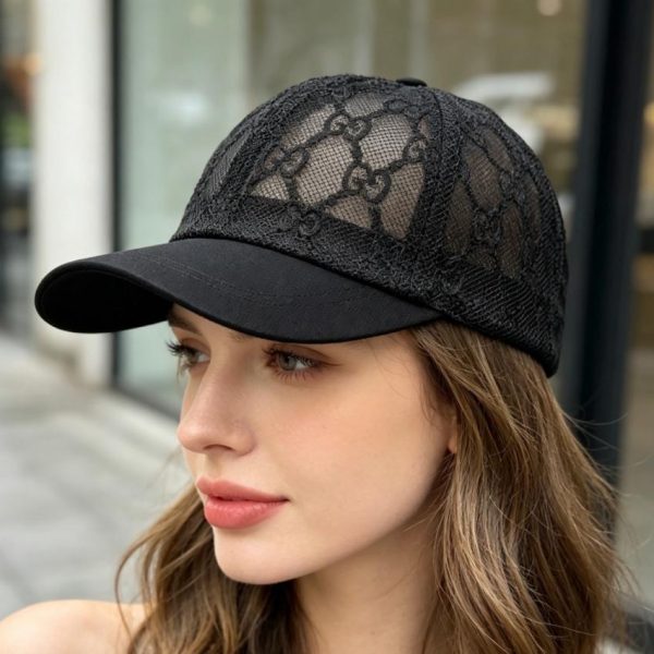 repliche,replica,perfette,siti di,affidabili,migliori siti,dove comprare,1:1,scarpe da ginnastica Cappellino da baseball Gucci con monogramma in rete (YRA8A9)