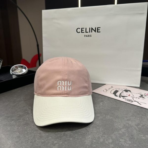 repliche,replica,perfette,siti di,affidabili,migliori siti,dove comprare,1:1,scarpe da ginnastica Cappellino da baseball classico ricamato Miu Miu (XIYB4F)