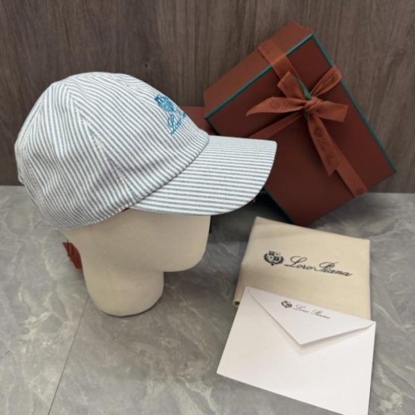 repliche,replica,perfette,siti di,affidabili,migliori siti,dove comprare,1:1,scarpe da ginnastica Cappellino da baseball a righe Loro Piana Storm System (FCNJ5R)